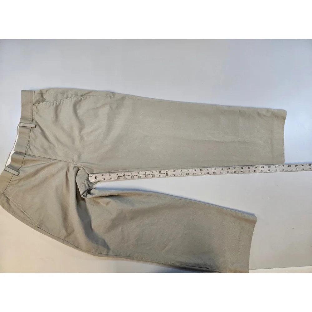 Banana Republic Modern Fit Chinos Mens 32x30 Khaki Tan Tessuti di Sondrio Cotton